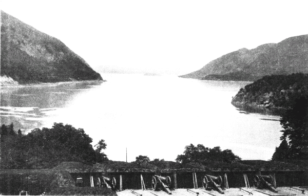 LOOKING NORTH FROM WEST POINT BATTERY