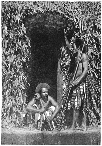 At the Door of a Fijian House