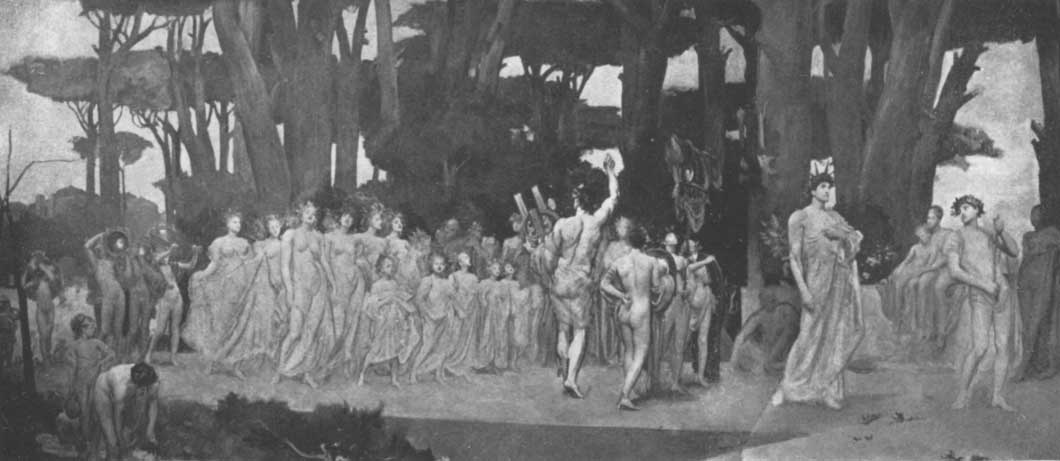 Study for 'The Daphnephoria'