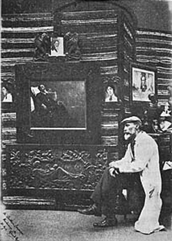 Arthur Loureiro no seu atelier Arthur Loureiro no