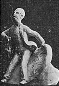 José Ribeiro―Caricatura em barro de Manuel Monterroso José Ribeiro―Caricatura em barro de Manuel Monterroso